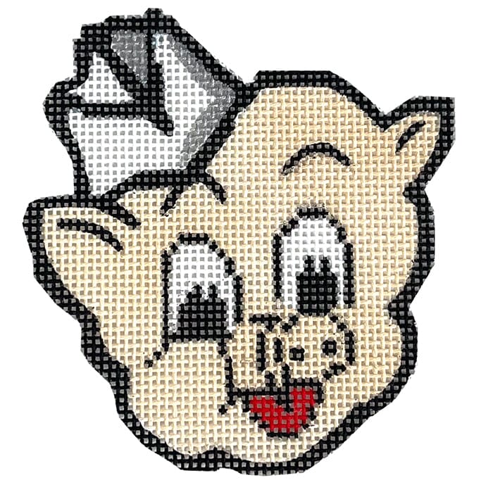 Piggly Wiggly Painted Canvas Walker's Needlepoint 