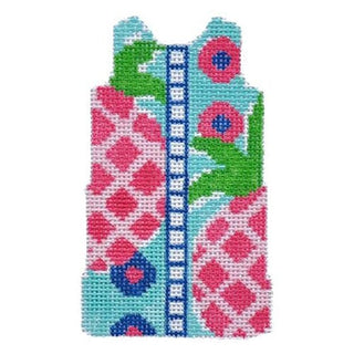 Pineapple Shift Printed Canvas Two Sisters Needlepoint 
