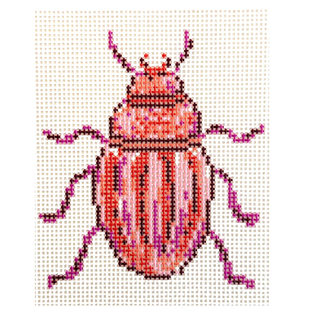 Pink Beetle Printed Canvas KCN Designers  - 1