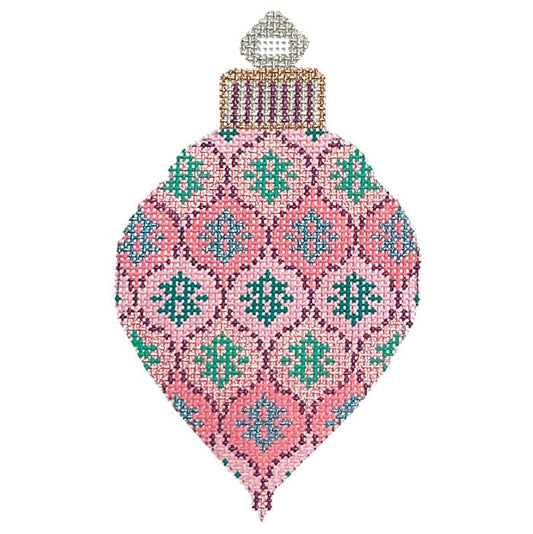 Pink Bulb Painted Canvas Danji Designs 