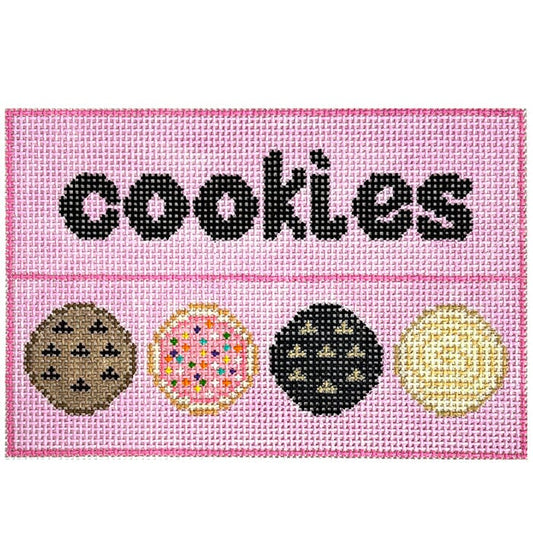 Pink Cookie Box Painted Canvas Atlantic Blue Canvas 