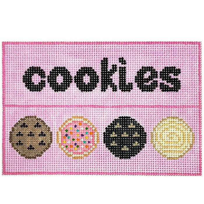Pink Cookie Box Painted Canvas Atlantic Blue Canvas 
