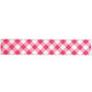 Pink Gingham Key Fob Printed Canvas Two Sisters Needlepoint 