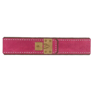 Pink Lock Bracelet Painted Canvas Rachel Donley 
