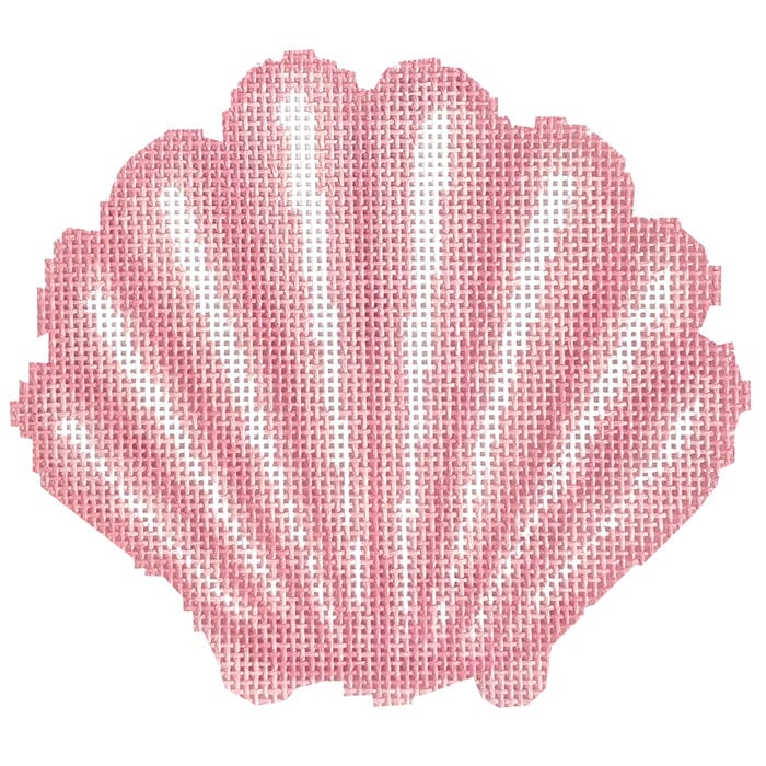 Pink Shell Painted Canvas Atlantic Blue Canvas 

