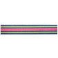 Pink Stripe Key Fob Printed Canvas Two Sisters Needlepoint 