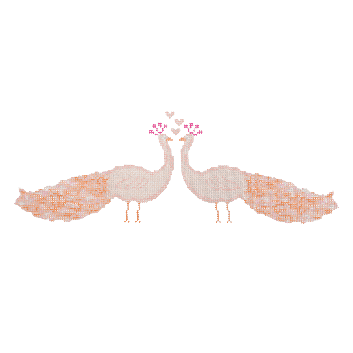Playful Peacocks Printed Canvas Penny & Penny and Company  - 1