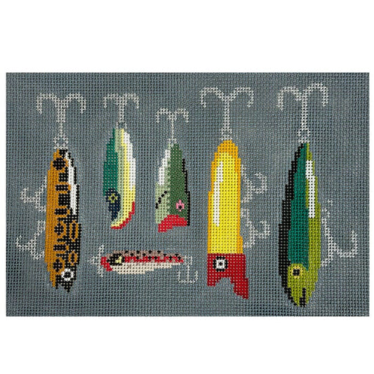 Playing Hooky Pillow Painted Canvas CBK Needlepoint Collections 
