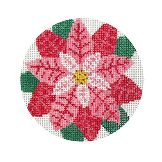 Poinsettia Collab Ornament Painted Canvas Fire and Iris 