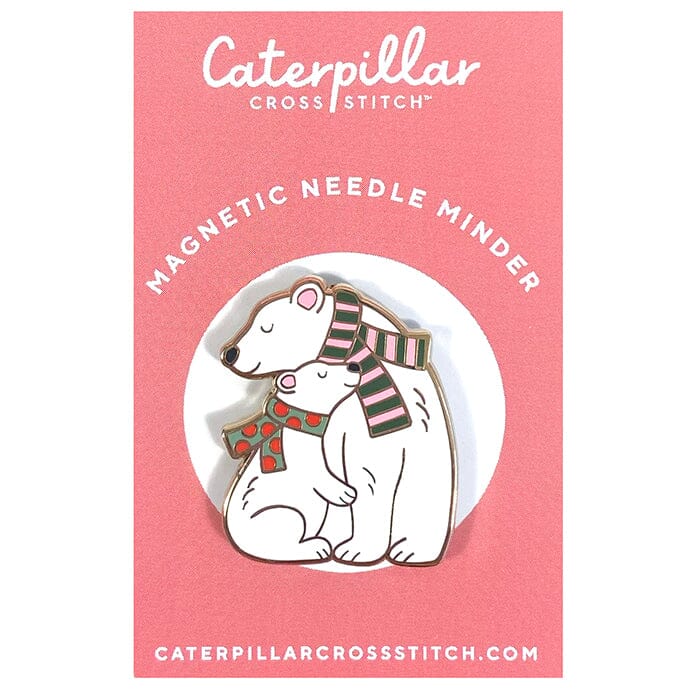 Polar Bear Enamel Needleminder Accessories Caterpillar Cross 
