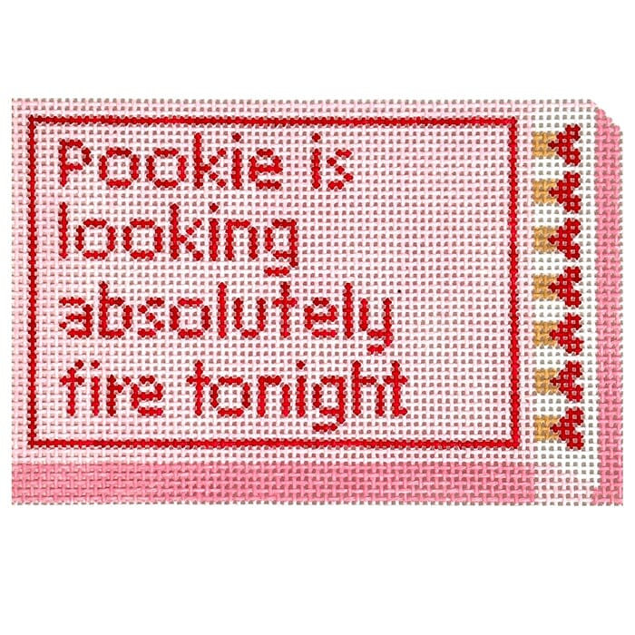 Pookie Matchbox Painted Canvas Rachel Barri Designs 
