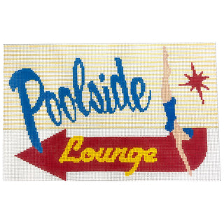 Poolside Lounge Painted Canvas The Meredith Collection 
