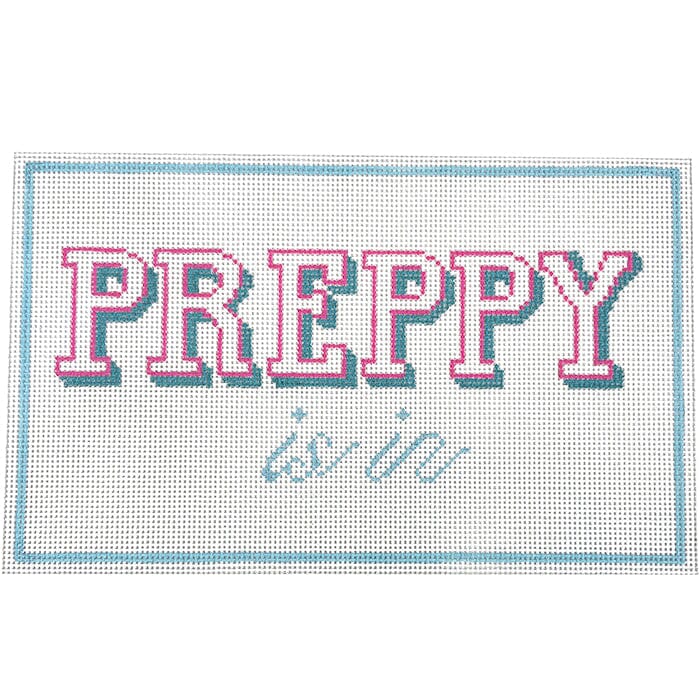 Preppy Is In Painted Canvas Vallerie Needlepoint Gallery  - 1