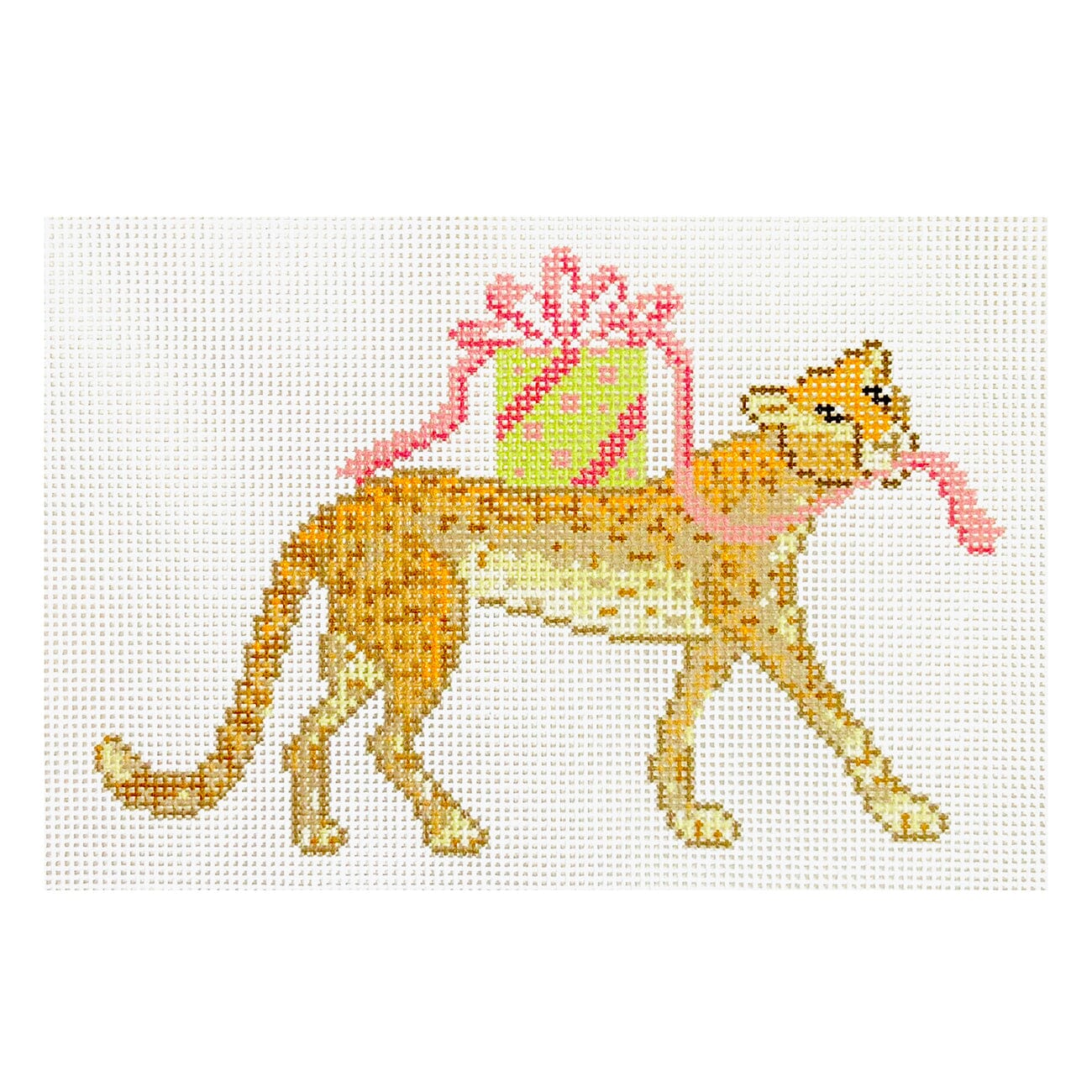 Present Cheetah Painted Canvas Penny & Penny and Company  - 1