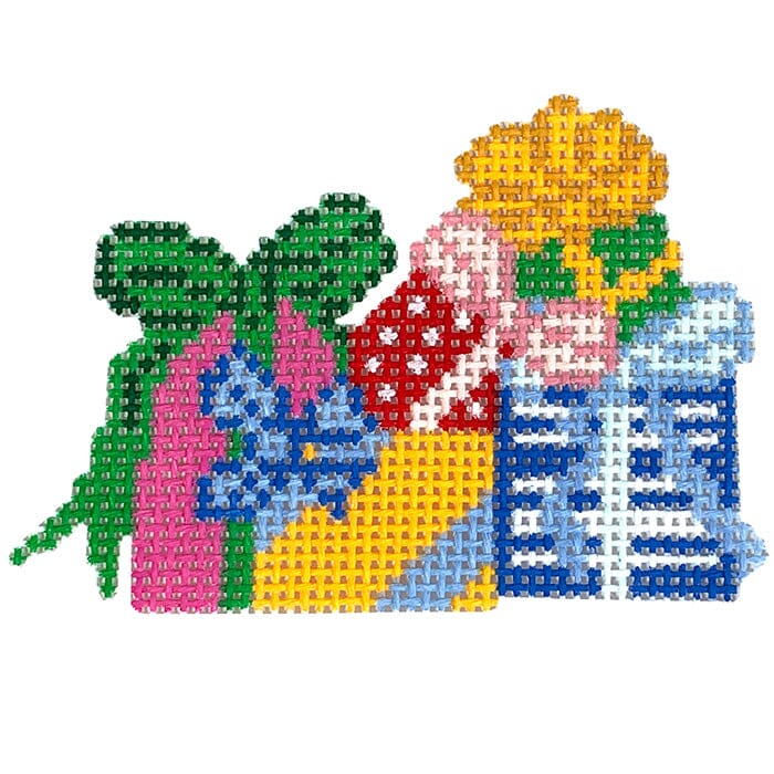 Present Party Painted Canvas KCN Designers 
