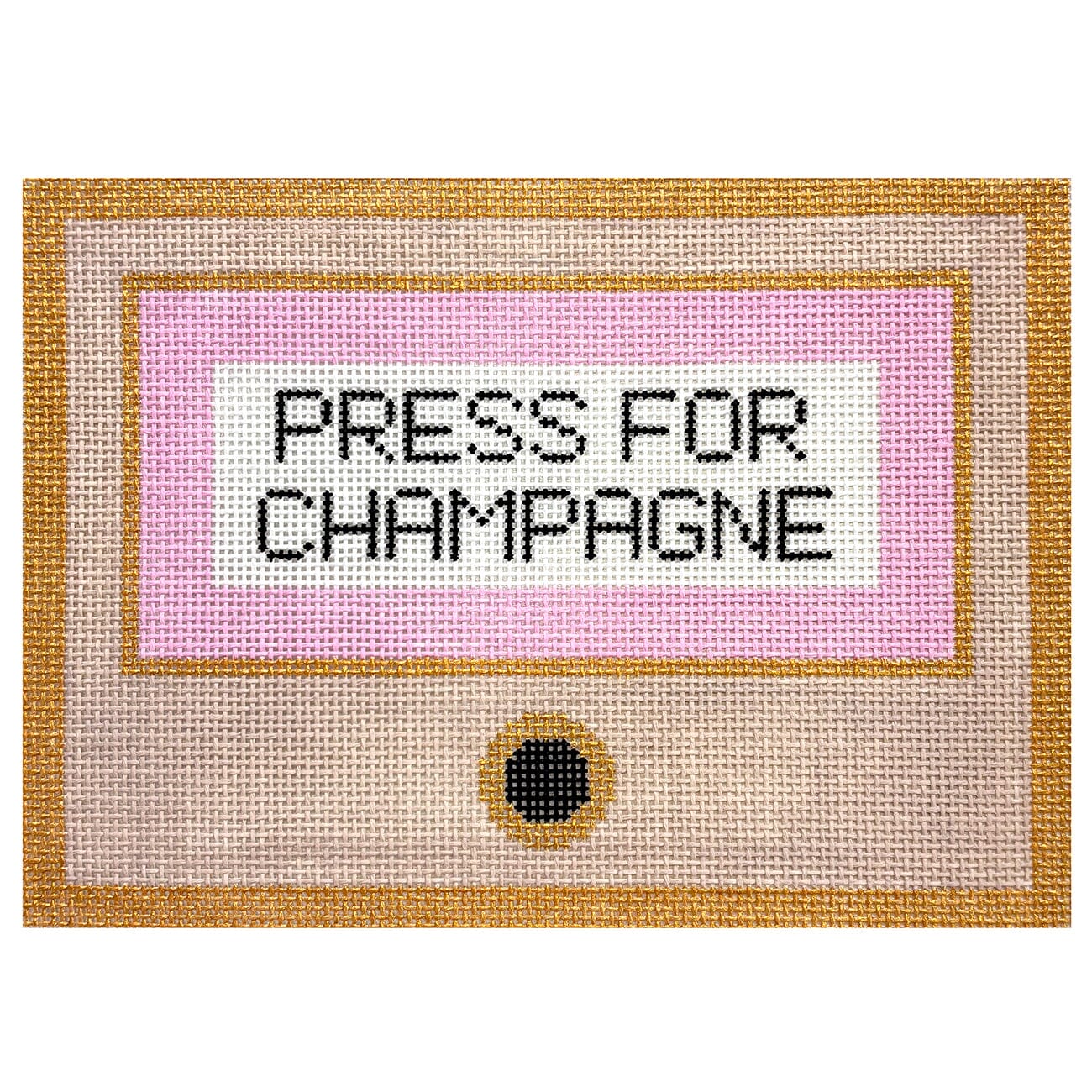 Press for Champagne on 13 Painted Canvas C'ate La Vie  - 1