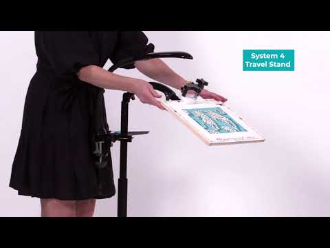 Needlework System 4   Travel Mate Floor Stand Accessories Needlework System 4 Video
