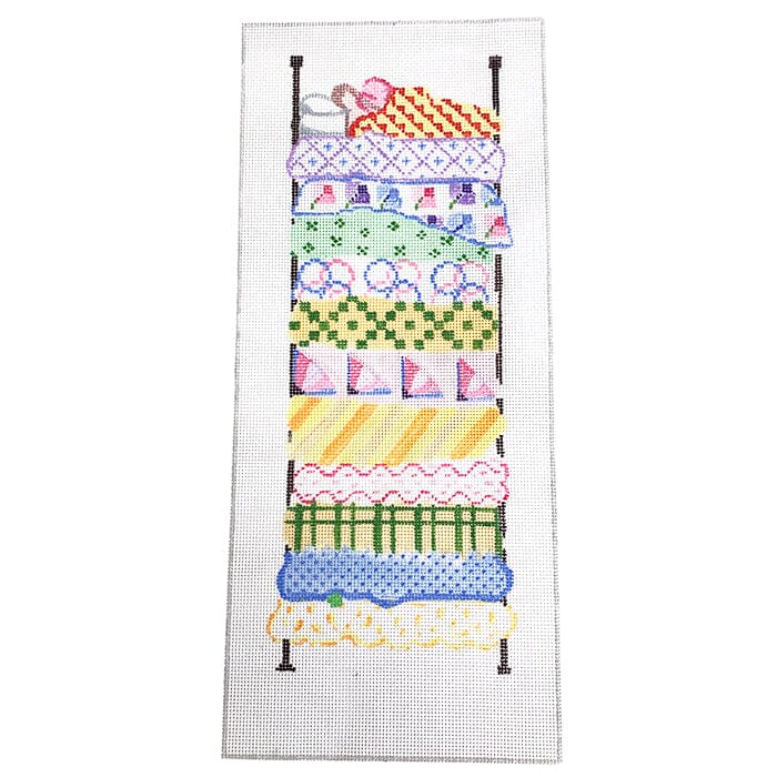 Princess and the Pea on 13 Painted Canvas Jean Smith 
