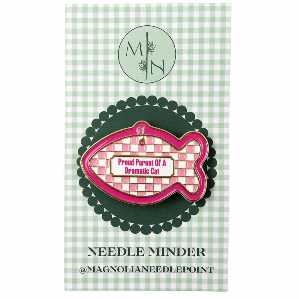 Proud Parent Of A Dramatic Cat Needle Minder Accessories Magnolia Needlepoint  - 1