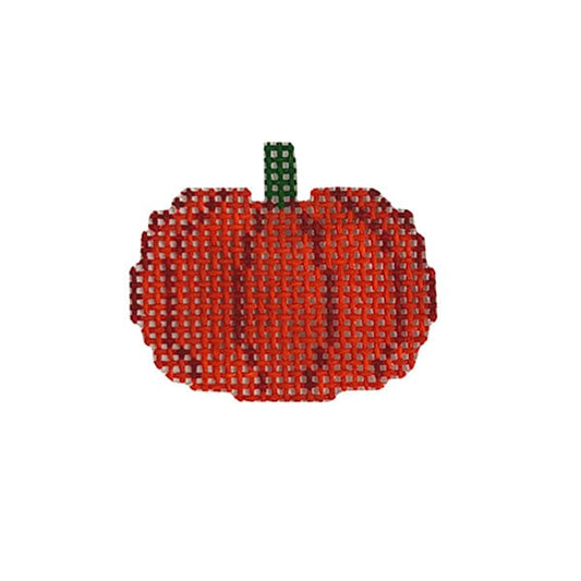 Pumpkin Mini Painted Canvas MF Needlepoint 