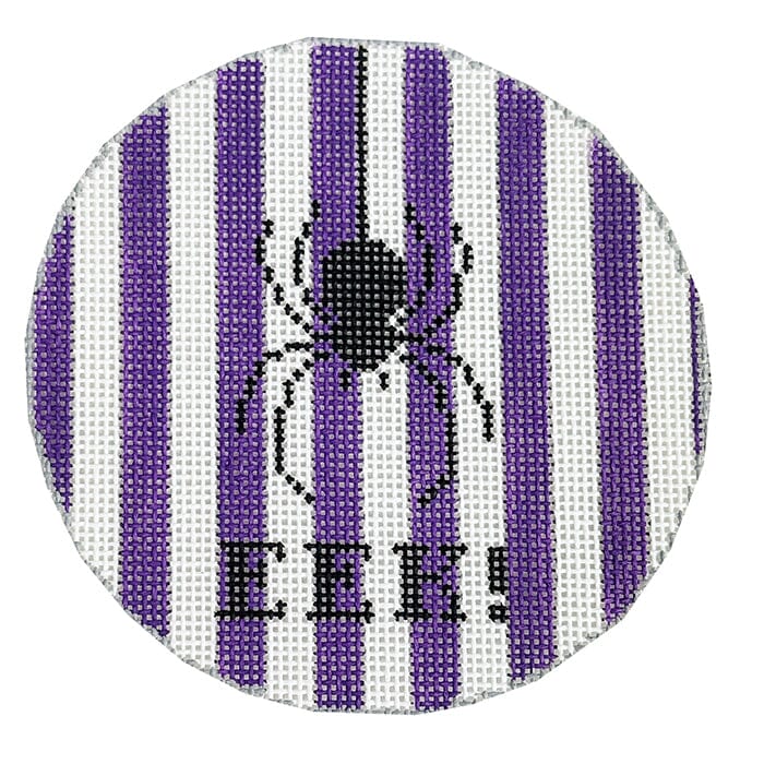 Purple Eek Ornament Painted Canvas Kristine Kingston 