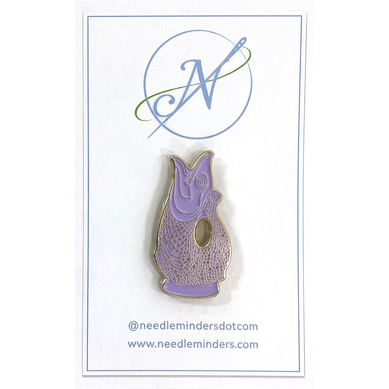 Purple Glug Jug Needle Minder Accessories Needleminders.com  - 1