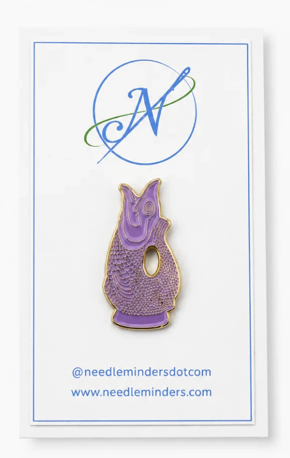 Purple Glug Jug Needle Minder Accessories Needleminders.com  - 1
