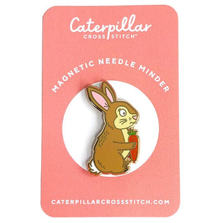 Rabbit Enamel Needleminder Accessories Caterpillar Cross 
