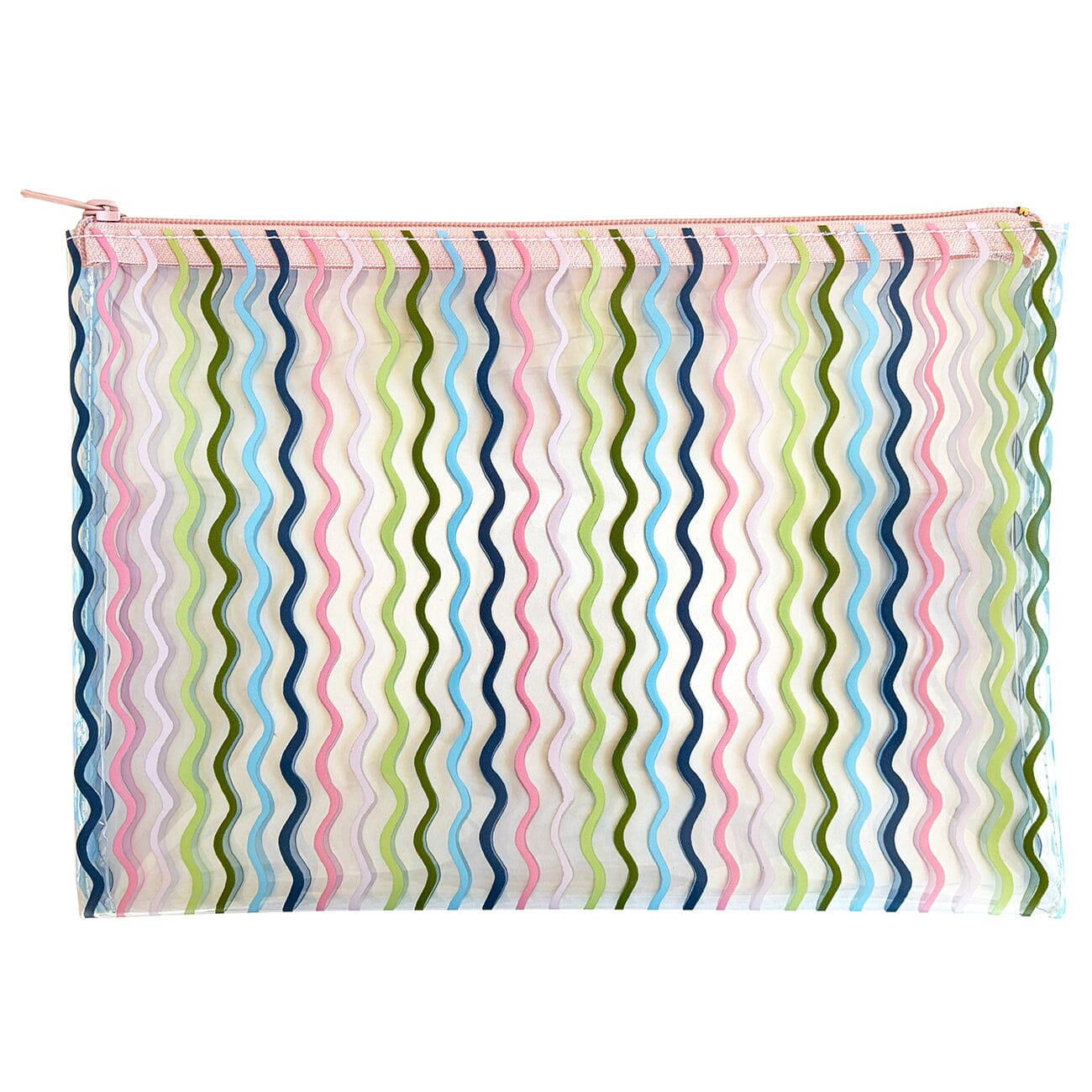 Rainbow Squiggle PVC Bag Accessories Goodpoint Needlepoint  - 1