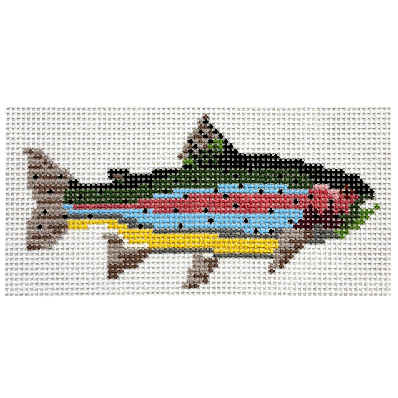 Rainbow Trout Painted Canvas Arden Gray Co.  - 1
