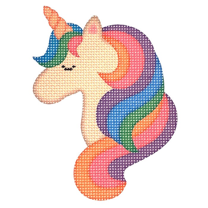 Rainbow Unicorn Printed Canvas Pepperberry Designs  - 1