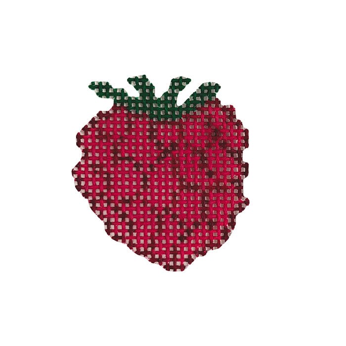Raspberry Mini Painted Canvas MF Needlepoint 