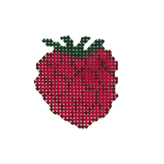 Raspberry Mini Painted Canvas MF Needlepoint 
