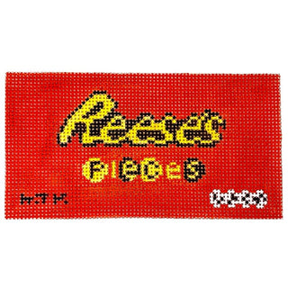 Reese's Pieces Candy Box Painted Canvas Prairie Designs 
