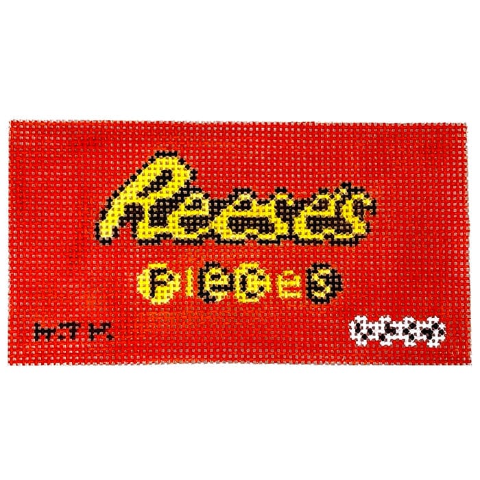Reese's Pieces Candy Box Painted Canvas Prairie Designs  - 1