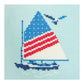 Regatta Coaster - US Flag Printed Canvas Kirk & Bradley 