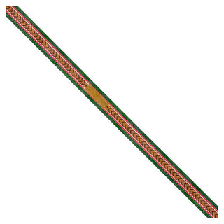 Reins Belt   Hunter Green Painted Canvas The Gingham Stitchery 
