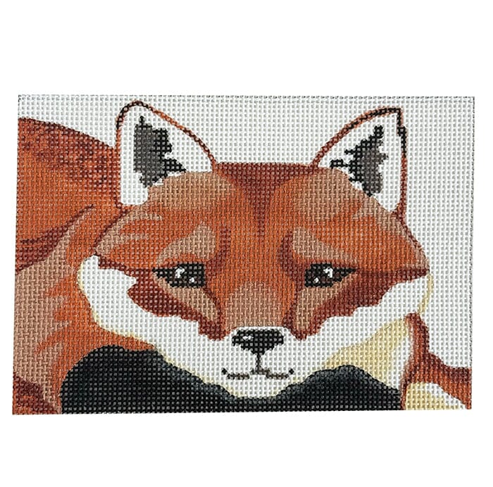 Resting Fox Painted Canvas Chris Lewis Distributing  - 1