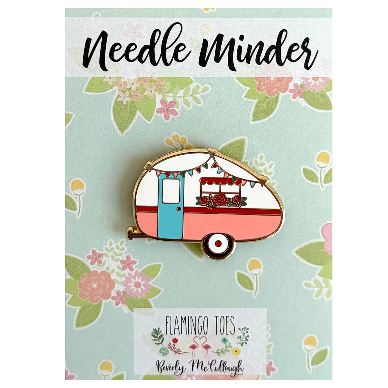 Retro Camper Needleminder Accessories Flamingo Toes  - 1