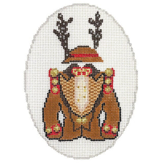 Rockettes The Reindeer Outfit Painted Canvas Atlantic Blue Canvas 
