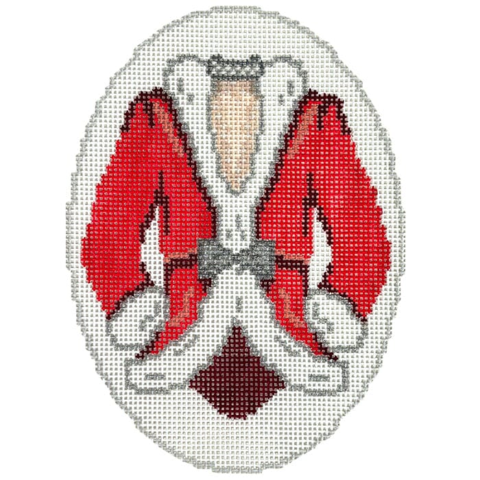 Rockettes The Santa Suit Outfit Painted Canvas Atlantic Blue Canvas 
