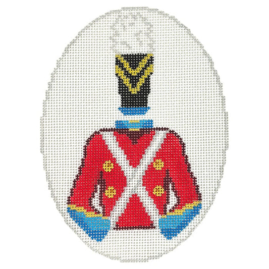 Rockettes The Toy Soldier Outfit Painted Canvas Atlantic Blue Canvas 