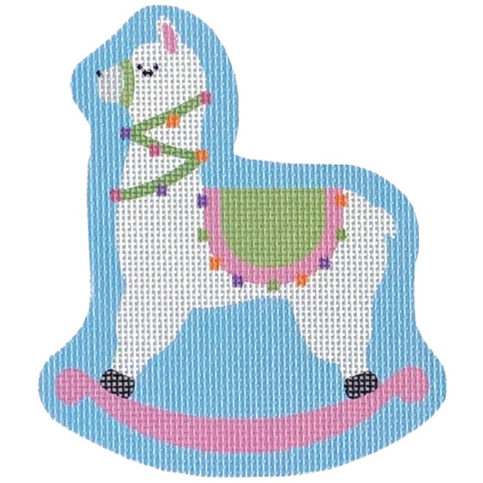 Rocking Llama Pink Printed Canvas Pepperberry Designs  - 1