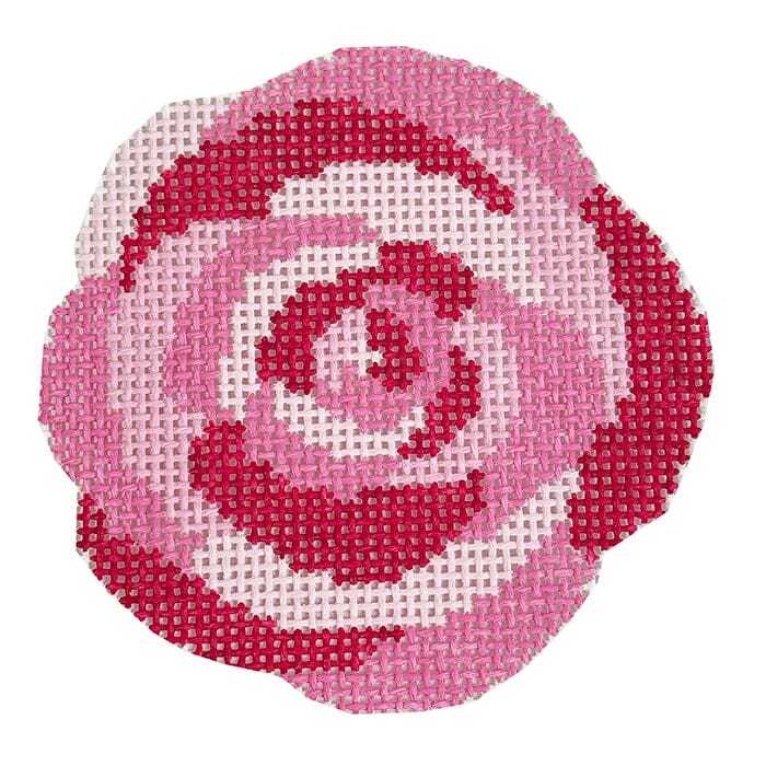 Rose Bloom 4x4 Painted Canvas Love MHB Studio  - 1
