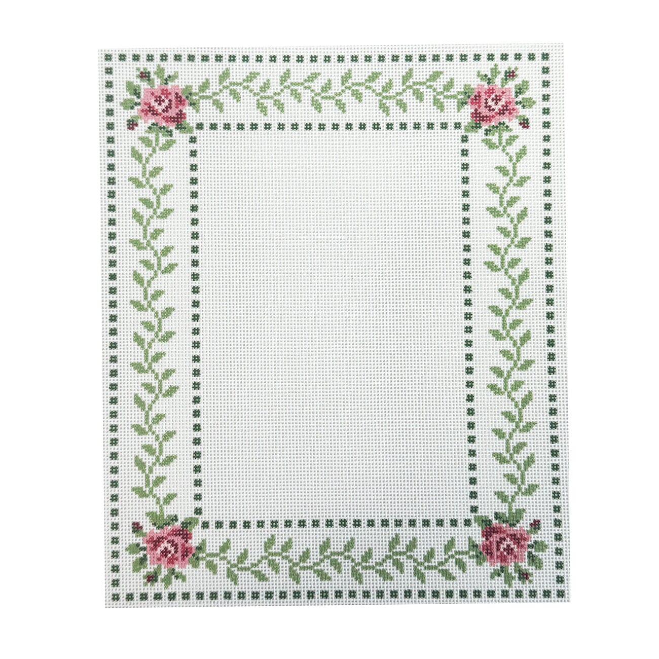 Rose Frame Painted Canvas Maura Nolan Designs 
