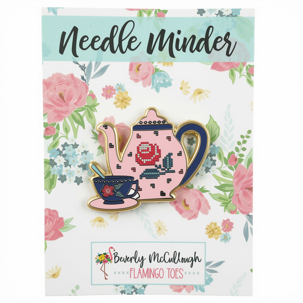 Roses Tea Set Needleminder - 1