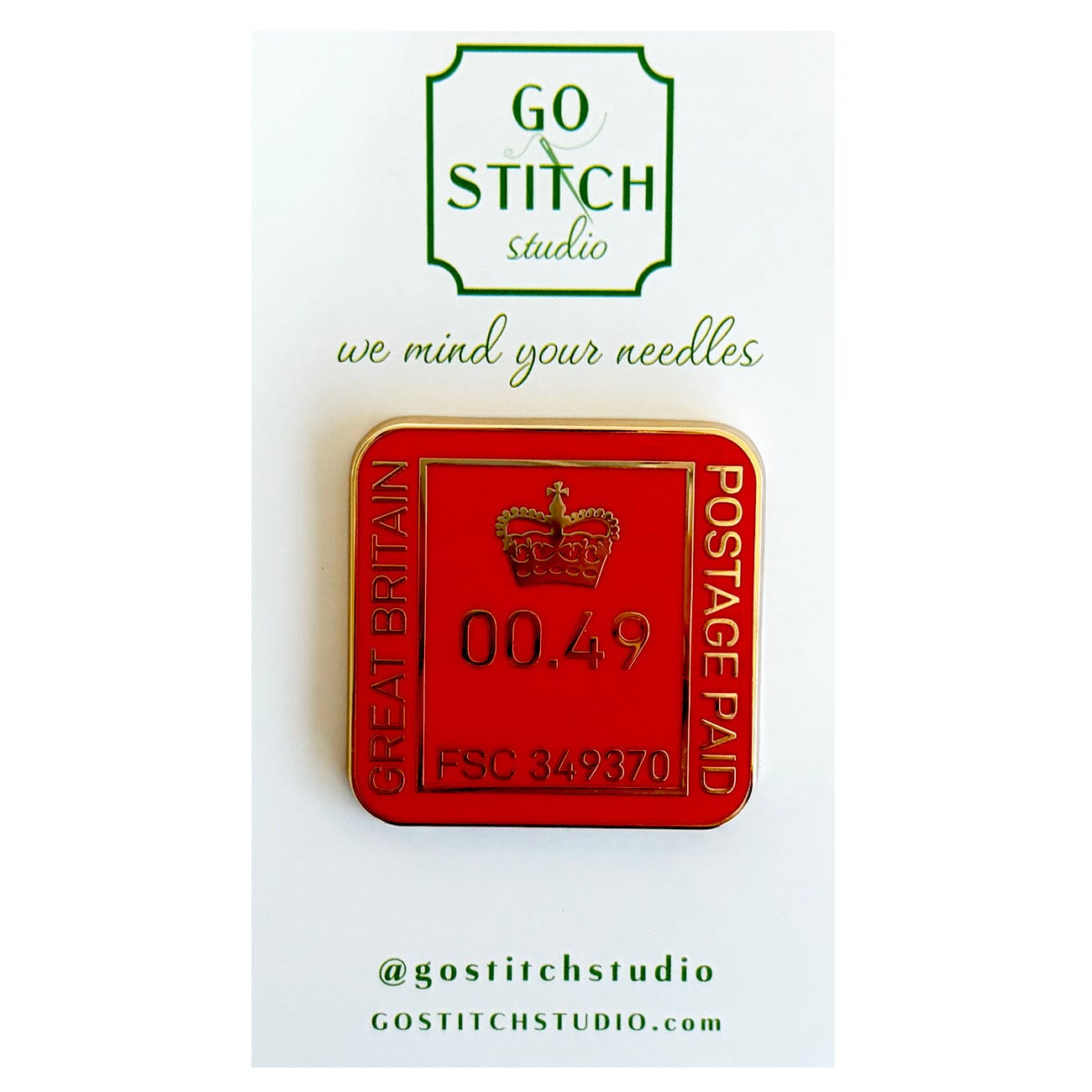 Royal Postmark Needle Minder Accessories Go Stitch Studio  - 1