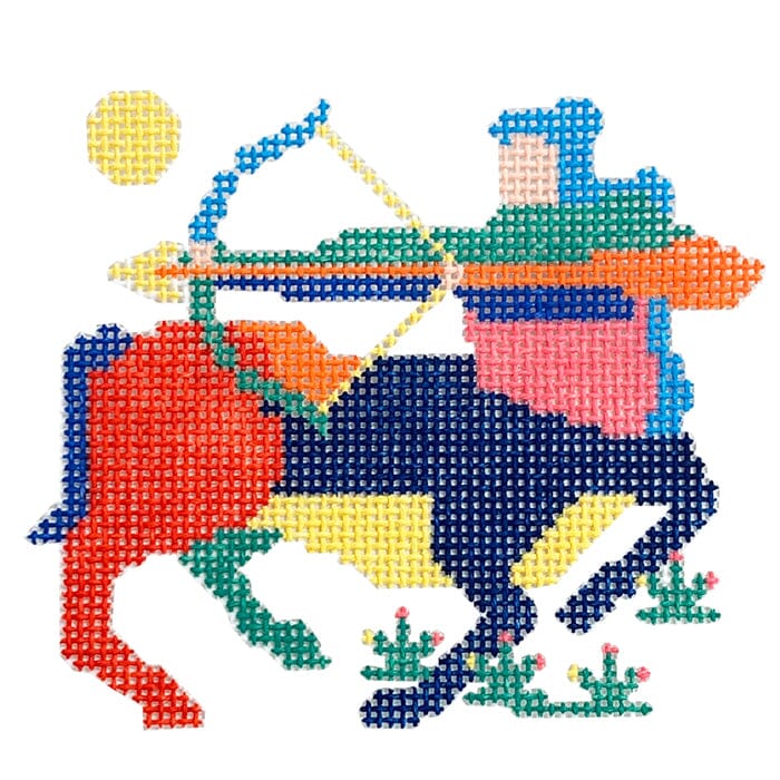 Sagittarius Painted Canvas Wipstitch Needleworks  - 1