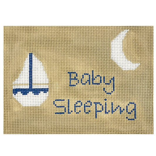 Sailboat Baby Sleeping Painted Canvas J. Child Designs 