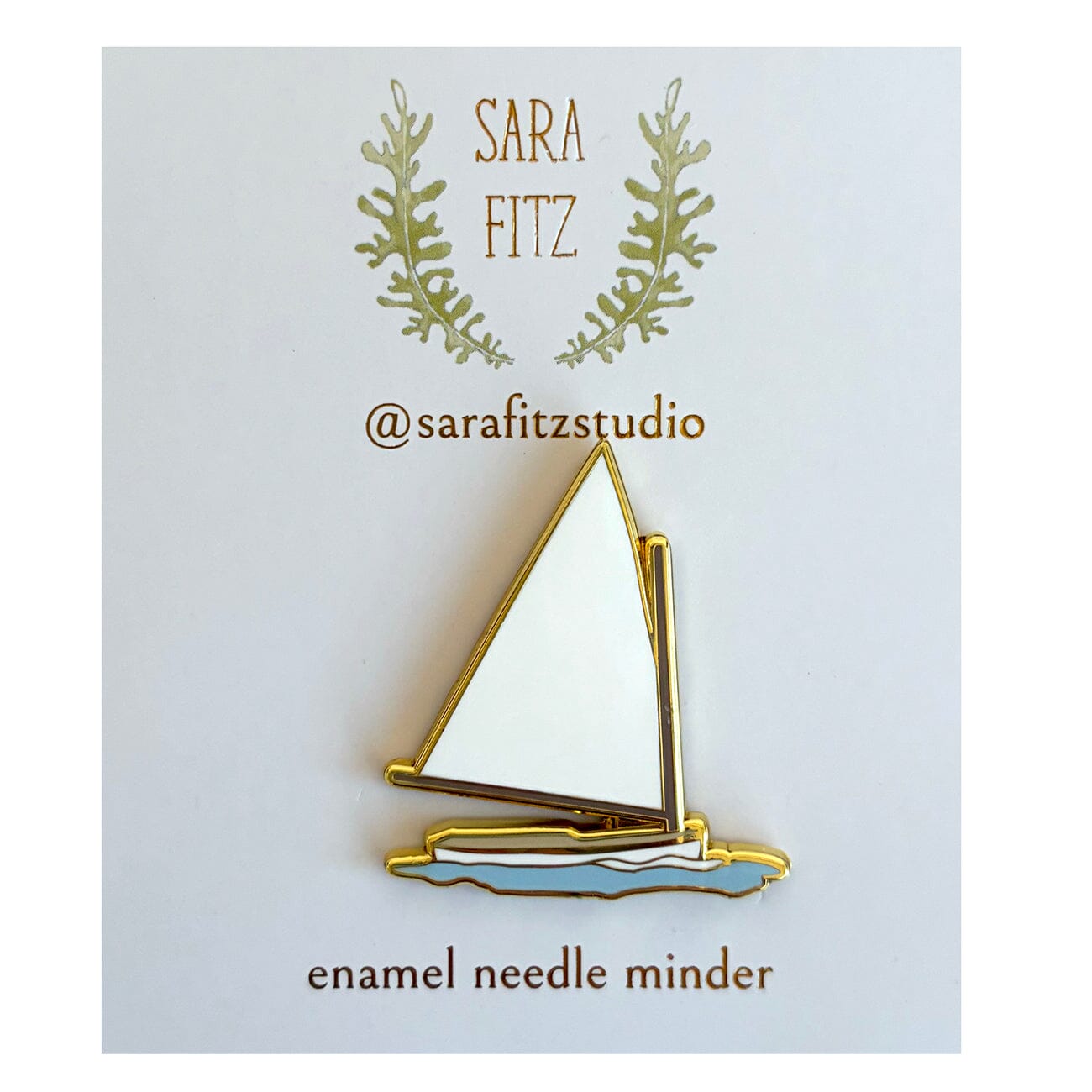 Sailboat Needle Minder Accessories Sara Fitz Studio  - 1